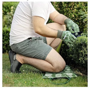 Ingrosso 3 pezzi Set di attrezzi da giardino classici rustici guanti per ginocchiere stampa floreale Kit regalo giardinaggio donna comodo imbottitura in schiuma - Product Image 4