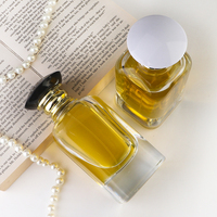 Botol Parfum Timur Tengah Anti Bocor 100ml dengan Semprotan Halus, Botol Parfum Oud Persegi, Tutup Bunga