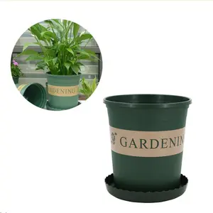 Thickened Plastic Gardening Generation Gallon Flower Pot Household Large Plants Vase Gallon Basin Modern