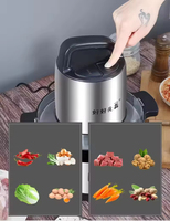 Hachoir à viande professionnel domestique, mixeur automatique en acier inoxydable, hachoir électrique pour usage domestique