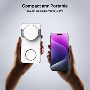Chargeur sans fil magnétique 3 en 1, station de charge rapide 15W, support pour téléphone portable et montre connectée pour <span class=keywords><strong>Apple</strong></span> <span class=keywords><strong>iPhone</strong></span> 15 14 <span class=keywords><strong>13</strong></span> 12 - Product Image 4