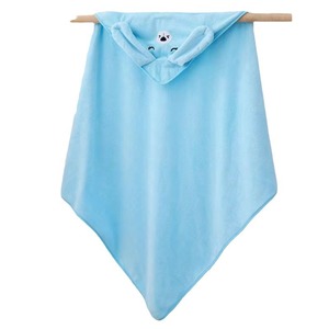 <span class=keywords><strong>Toalla</strong></span> de Baño para Bebé con Capucha <span class=keywords><strong>Grande</strong></span> de Felpa de Coral de Secado Rápido con Diseño de Animales de Dibujos Animados, Duradera y Bonita, para Baño - Product Image 6