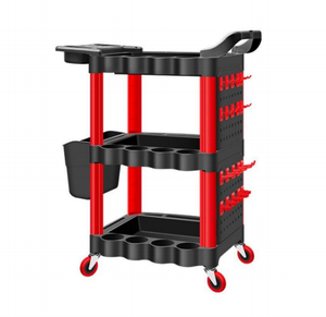 Fábrica preço multifuncional plástico giratório roda rolando carrinhos para ferramentas limpeza automotiva - Product Image 1