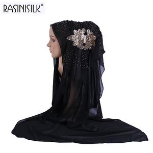 Pañuelo Islámico Elegante y Transpirable Nuevo de 2020, Pañuelo Hijab Cuadrado de Chifón de Alta Calidad al por Mayor Estilo Dubái - Product Image 6