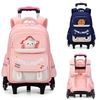 Nouveau modèle de sac de sport pour les élèves du primaire, sac à dos pour enfants, grande capacité, sac à bandoulière double, version fille
