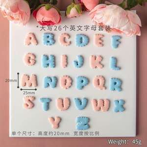 M55076 Coupeur d'argile Lettres et Chiffres Argile Polymère Mini <span class=keywords><strong>Nuage</strong></span> Symbole Cuisson Pain Vapeur <span class=keywords><strong>Emporte</strong></span>-pièce Moule en argile - Product Image 6