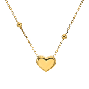 Commercio all'ingrosso 18K Trendy collana cuore amore <span class=keywords><strong>femminile</strong></span> Joyas Acero inossidabile catena collari disegni gioielli di moda per le donne - Product Image 4
