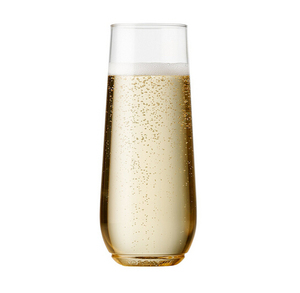 Flûtes à <span class=keywords><strong>champagne</strong></span> en plastique sans pied, recyclables, sans BPA et incassables Verres à griller jetables en plastique transparent de 9 oz - Product Image 3