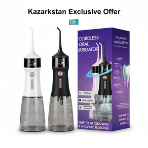 Irrigador <span class=keywords><strong>Bucal</strong></span> de 9 Modos, 300ml/335ml, Recargable con Pantalla LCD para Entusiastas de la Tecnologí<span class=keywords><strong>a</strong></span>, para Kazajstán - Product Image 1