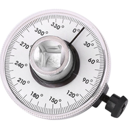 Jauge d'angle pour clé dynamométrique 1/2 pouce 360° °   Clé dynamométrique réglable 1/2 pouce, outil de mesure professionnel du couple angulaire