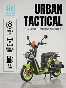 Scooter à essence <span class=keywords><strong>50CC</strong></span> Euro 5, <span class=keywords><strong>4</strong></span> temps, refroidissement par air, système EFI, vitesse maximale de 45 km/h, réservoir de 5,<span class=keywords><strong>4</strong></span> L, pour les déplacements des adultes - Product Image 4