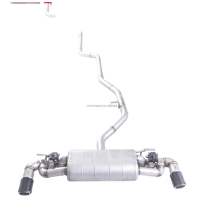 Sistema di Scarico ad Alte Prestazioni con Valvola Variabile per <span class=keywords><strong>BMW</strong></span> <span class=keywords><strong>116i</strong></span> 1.6T <span class=keywords><strong>F20</strong></span> N13 2012-2014, con Silenziatore e Terminali - Product Image 1