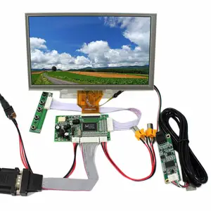 Circuito de placa de marcha atrás Pcb Vga 2Av pantalla Lcd caja de regalo pantalla táctil resistiva Lcd 8 "At080Tn64 800X480 pantalla Lcd ultrafina