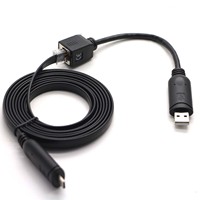 Kabel Serial RS232 USB-A Male RJ45 Male/Female Berkualitas Tinggi Konduktor Tembaga Murni Selubung PVC Bersertifikasi CE/FCC Untuk Penggunaan Komputer Data