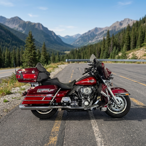 มอเตอร์ไซค์มือสองปี 2008 รุ่น Custom Electra Glide Ultra Classic Cruiser พรีเมียมทัวริ่ง สำหรับการเดินทางไกล สะดวกสบาย ผลิตในสหรัฐอเมริกา - Product Image 2
