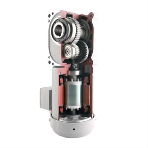 ZDF3-engranaje helicoidal de eje sólido hueco de ángulo recto, <span class=keywords><strong>Motor</strong></span> de engranaje de CA hipoid, 100W, 200W, 400W, 750W, 1500W, 2200W - Product Image 6