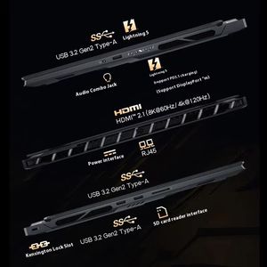 Portátiles <span class=keywords><strong>MSI</strong></span> Titan 18 Ultra, nuevos, 2025, para juegos, RTX 5090, 18 pulgadas, 4K, <span class=keywords><strong>ordenador</strong></span> portátil UL9 285HX - Product Image 4