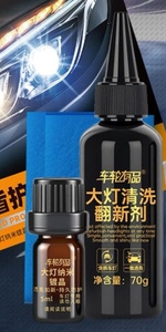 Kit de Restauration Rapide et Écologique pour Phares de Voiture, Nettoyant et Polissant à pH Neutre pour Phares en Plastique - Product Image 6