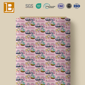 Tela de popelina de algodón peinado transpirable personalizada con estampado Digital de <span class=keywords><strong>La</strong></span> Bubu de dibujos animados bonitos de muestra gratis para camisetas infantiles - Product Image 5