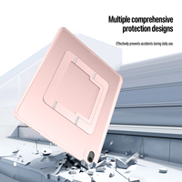 Housse de protection robuste et portable pour tablette iPad Air 13 pouces M4/M3/M2 (2026/2025/2024) avec emplacement pour stylet et support multi-angles