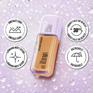 Kem nền che phủ hoàn toàn nhãn hiệu riêng, chống nước, lì, lâu trôi, tự nhiên, nhiều màu sắc dạng lỏng - Product Image 3