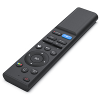 Control Remoto Inteligente para TV con Voz y Bluetooth de 22 Teclas, Control Remoto Inalámbrico con Aprendizaje IR, Carcasa de ABS, OEM ODM Personalizado para Smart TV y Android TV Box