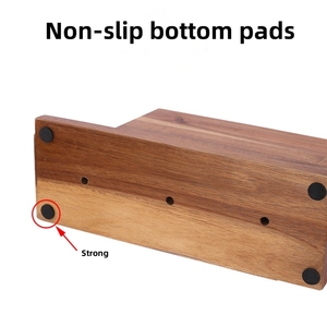 Porte-<span class=keywords><strong>couteau</strong></span> magnétique Double face en bois, support de rangement pour couteaux de cuisine, porte-outils magnétique - Product Image 6