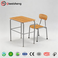 Muebles Escolares al por Mayor, Mesa y Silla de Estudio Modernas de Madera para Niños, Adultos y Estudiantes