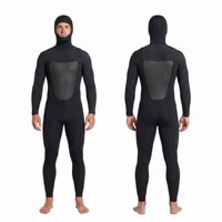 Combinaison de plongée à capuche pour homme 5/4 mm, combinaison de surf GBS pour l'hiver, maintient au chaud