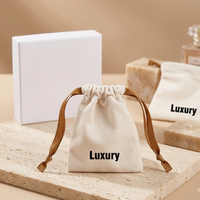 Sac de rangement en velours doux avec cordon de serrage, imprimé avec un logo personnalisé, pochette en daim pour bijoux, cosmétiques, cartes de tarot, mini-cadeau et parfum