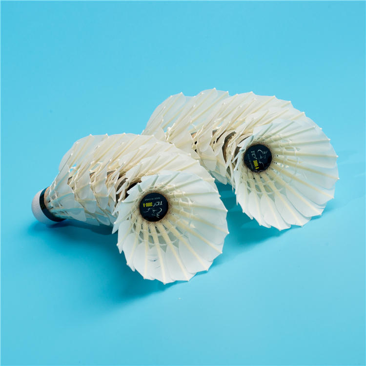 TCX 3000-A Solid Natural Feather Badminton Shuttlecock Full Power Most High Durability Badminton Stable Flight for Players