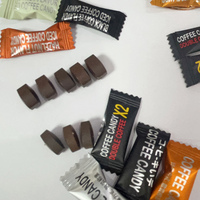 Coffee Candy Coffee Bean Candy Chewing Tablets Sugar Free Coffee Content 20% Hard Candy Prevent Drowsiness and Refresh Oneself
