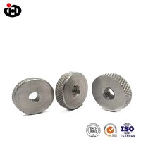 Mur Baut Tipis GB807 304 Stainless Steel dengan Alur (Knurled) untuk Perakitan di Ruang Terbatas