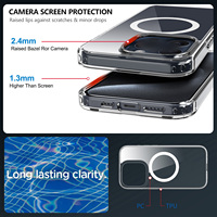 Étui sans fil transparent antichoc et étanche 2.0 en PC TPU de haute qualité, écologique et certifié BSCI, vente en gros usine BEELAN