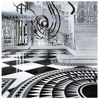 Mosaïque de sol en marbre à jet d'eau, design moderne personnalisé pour l'intérieur de la maison