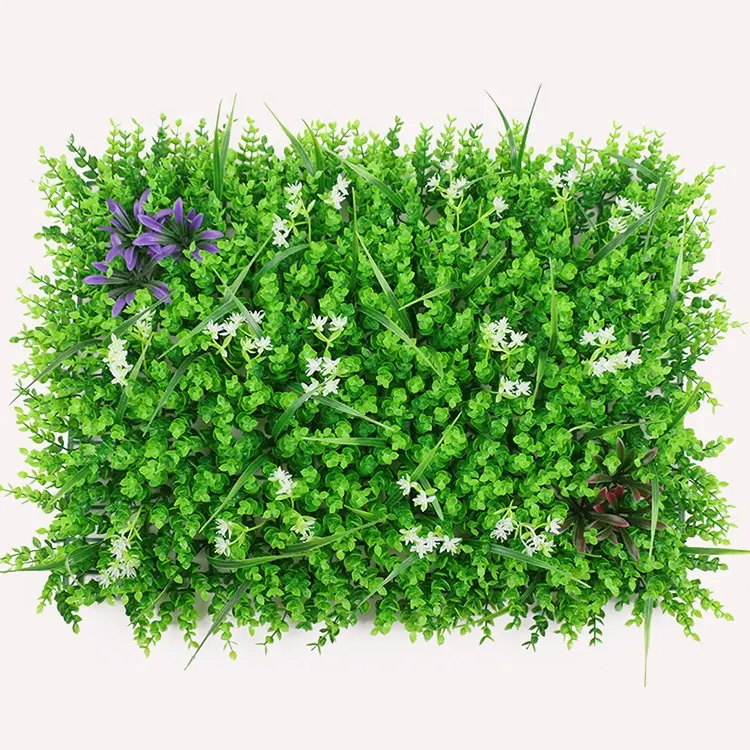 人工屋外植物ツゲ材マット壁ヘッジ合成ヘッジモジュラーグリーン植物壁垂直ガーデングリーン壁