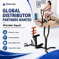 Máquina de Sentadillas Wonder Squat para Ahorrar Espacio, Equipo de Fitness para Entrenamiento de Glúteos y Parte Inferior del Cuerpo en Casa