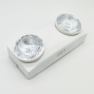 Lámpara DE EMERGENCIA LED, tablero de señal de salida de incendios, recargable, montado en la pared, 6W, luz de emergencia de doble punto - Product Image 3