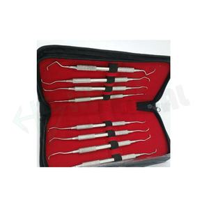 Juego de 8 curetas dentales Gracey de la mejor calidad, escalador periodontal de cálculo, escalador de acero inoxidable - Product Image 2