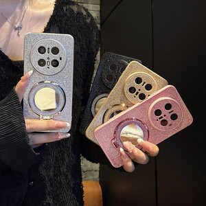 Étui de téléphone portable de luxe pour filles avec anneau miroir brillant pour Huawei Mate 60 70 Pro, <span class=keywords><strong>coque</strong></span> arrière pour Huawei P70 Nova 12 <span class=keywords><strong>13</strong></span> Pro - Product Image 6