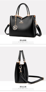 Nouveau sac bandoulière tendance grande capacité en cuir PU souple pour femme, sac à main de luxe de créateur - Product Image 4