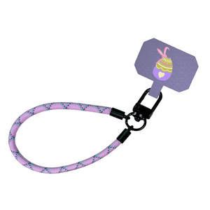 Wholesale Best Selling Custom Mobile Phone Lanyards Nylon Rope Bracelet Keychain
