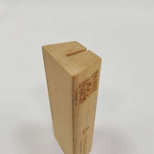 Expositor de Madera, Base de Madera de Haya, Forma Rectangular, Porta Tarjetas de Visita, Base para Exhibición en Escritorio de Oficina, Artesanías - Product Image 3