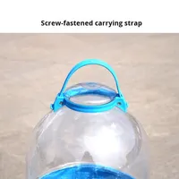 Abreuvoir automatique carré en plastique solide pour pigeons, anti-déversement, anti-éclaboussures, portable, 8L, pour l'élevage de poulets