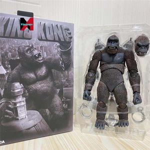Figura de Acción Coleccionable <span class=keywords><strong>King</strong></span> <span class=keywords><strong>Kong</strong></span> vs Godzilla <span class=keywords><strong>Skull</strong></span> Island City Ape con Avión, en Caja - Product Image 3