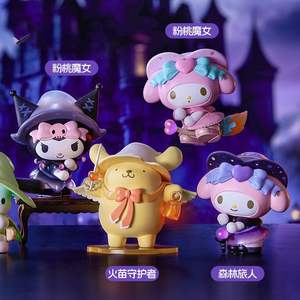 Vente en gros 6 pièces/boîte mystère Sanrioes <span class=keywords><strong>personnage</strong></span> <span class=keywords><strong>histoire</strong></span> magique Kuromi PVC Figure ornement poupée jouets boîte aveugle - Product Image 3