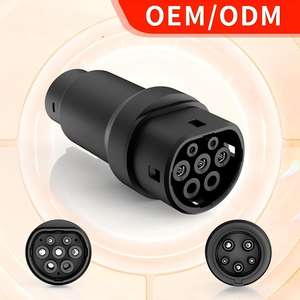 Adaptador de Carga CA GB/T a J1772 para <span class=keywords><strong>Nissan</strong></span> <span class=keywords><strong>Leaf</strong></span>, Chevy Bolt, Tesla Model S, Carga en Estaciones Públicas Chinas para Vehículos Eléctricos, IP65 para Exteriores - Product Image 5