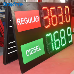 Letrero LED para Gasolinera, Impermeable, Buen Precio, LED de Doble Cara, 88.88, 4 Dígitos, 7 Segmentos, Pantalla Digital de Precio de Gasolina - Product Image 1