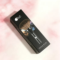 Boîte d'emballage personnalisée pour pinceaux de maquillage certifiés durables, finition lisse, en carton ivoire, boîte de protection robuste pour articles
