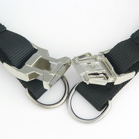 Collier d'entraînement réglable en acier de haute qualité pour chien Pitbull imprimé et collier de berger allemand